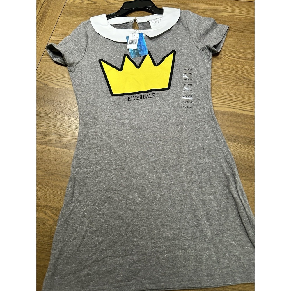 Riverdale Jughead's Crown‎ T-Shirt Dress Size Small